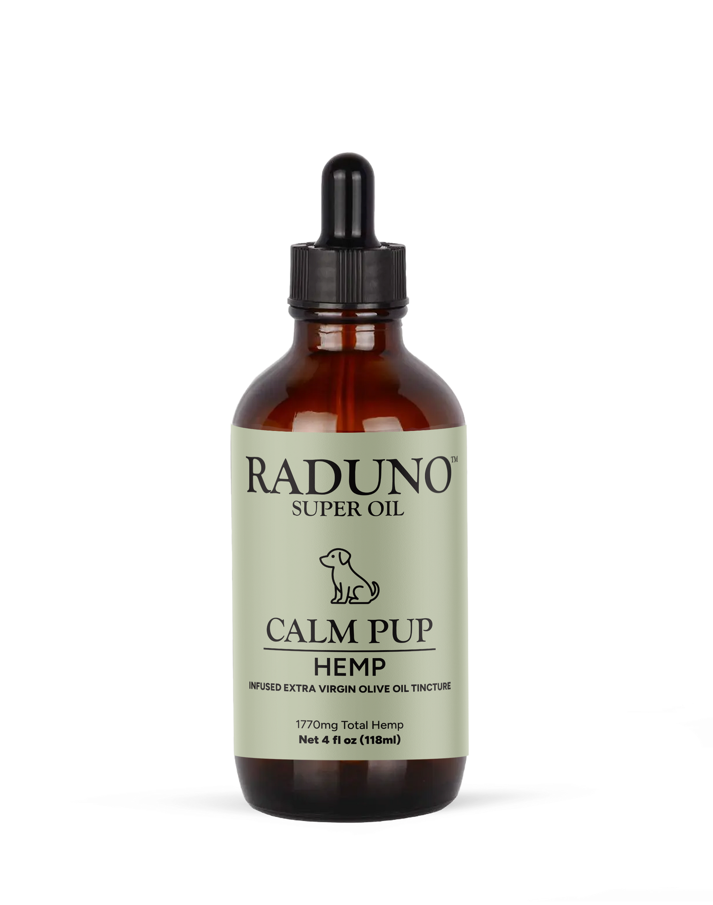 CALM PUP - Hemp Infused Extra Virgin Olive Oil Tincture for Pets