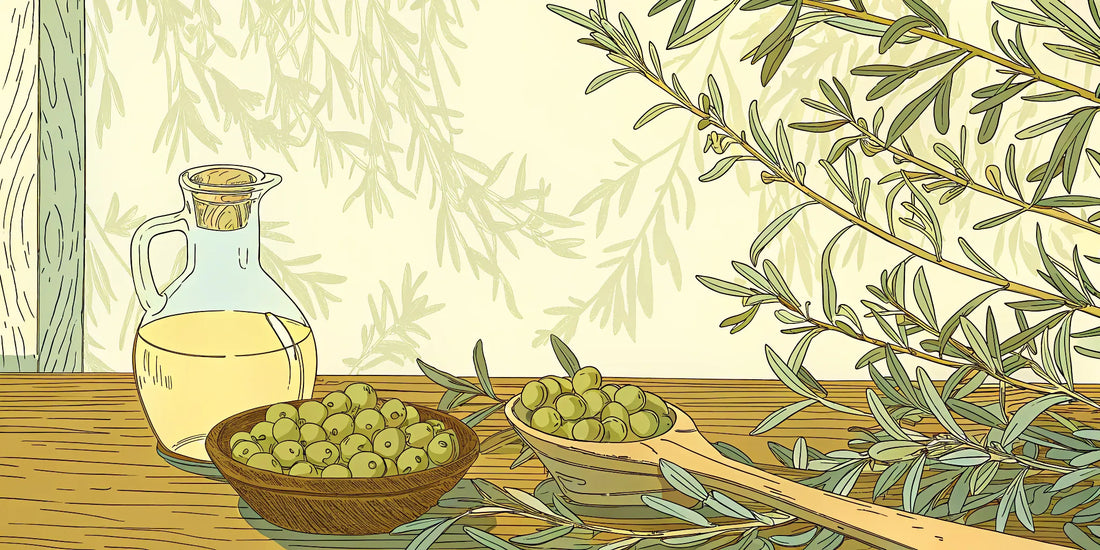 Olive oil in a glass jug, used to deliver the health benefits of CBD in the United States.