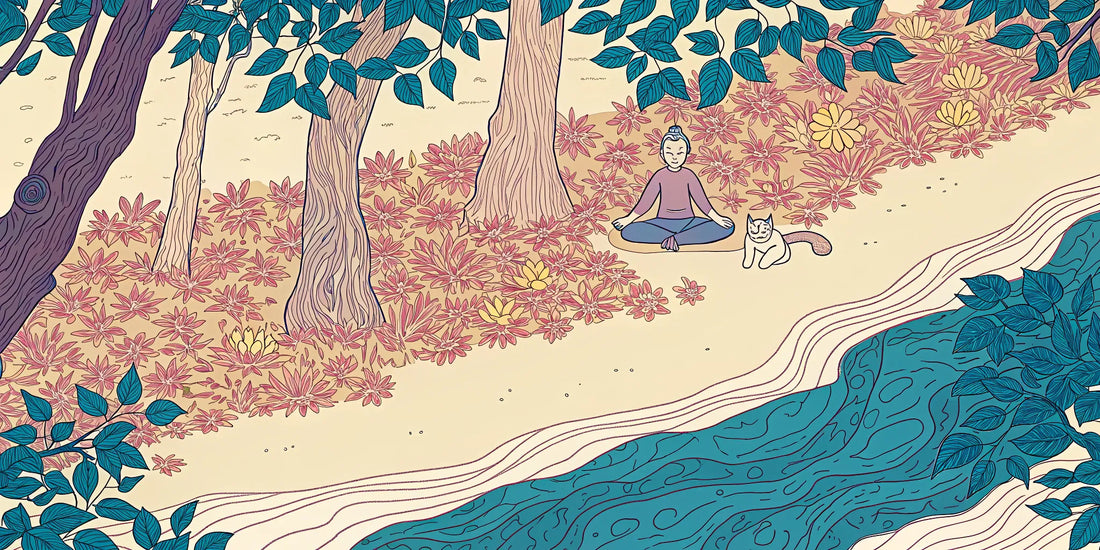 A person in a peaceful forest weighs the benefits of CBD oil vs THC for pain relief.