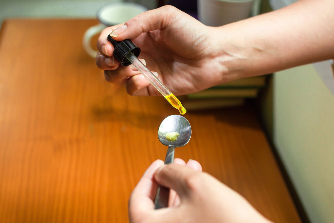 THC and CBD and olive oil combined