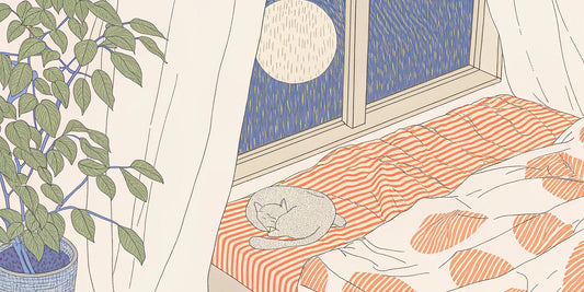 A cat sleeping peacefully, enjoying the long-lasting effects of CBN for a restful night.