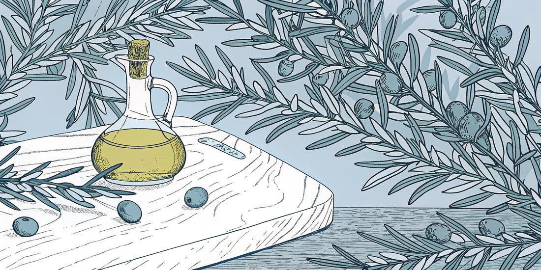 A bottle of CBD and CBN infused olive oil, which a guide explains how to buy with confidence.