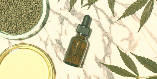 A bottle of the best CBD oil for starting a daily wellness ritual.