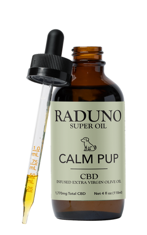 CALM PUP - CBD Infused Extra Virgin Olive Oil for Pets