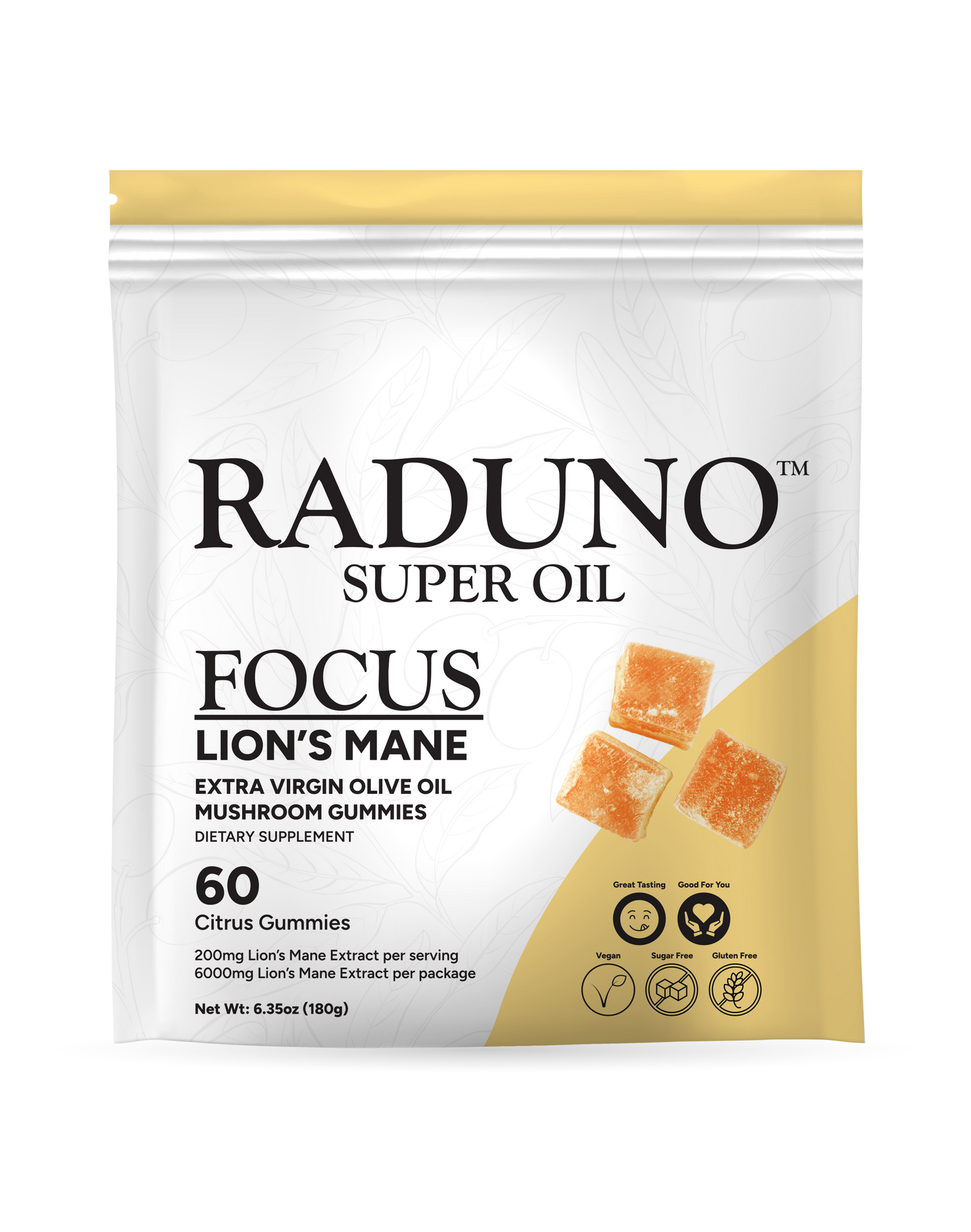 FOCUS - Mushroom Infused Extra Virgin Olive Oil Gummies