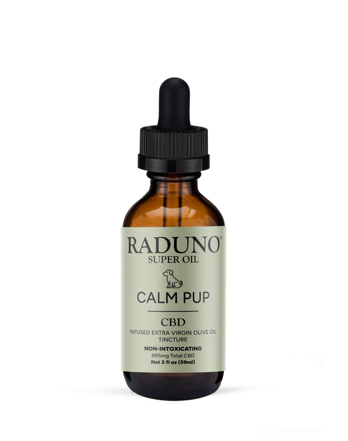 CALM PUP - CBD Infused Extra Virgin Olive Oil Tincture for Pets