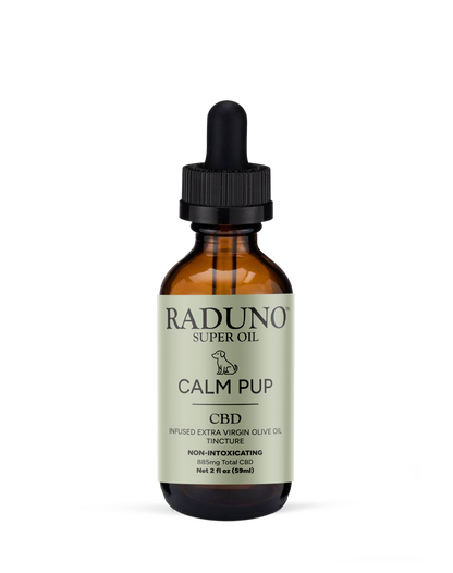 CALM PUP - CBD Infused Extra Virgin Olive Oil Tincture for Pets