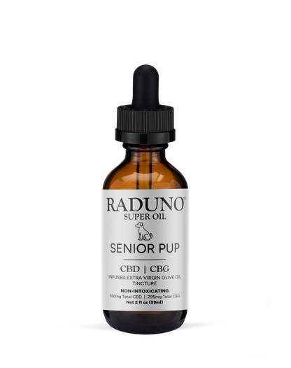 SENIOR PUP - CBD | CBG Infused Extra Virgin Olive Oil Tincture for Pets