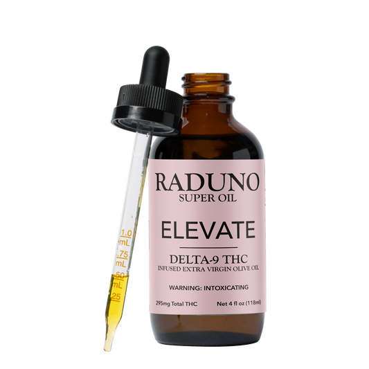 ELEVATE - DELTA-9 THC Infused Extra Virgin Olive Oil